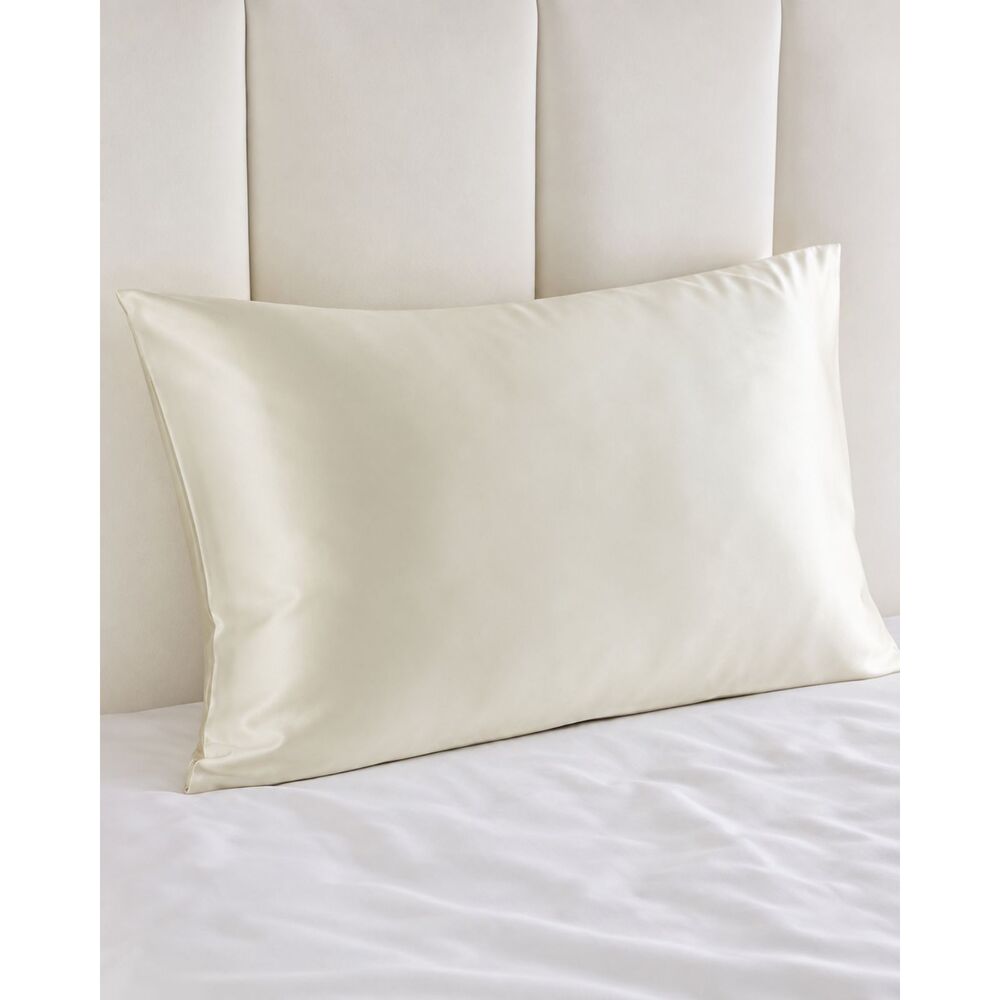 Mulberry Silk Pillowcase Ivory Cream 20x25 Standard Luxury Bedding Pillow Cover